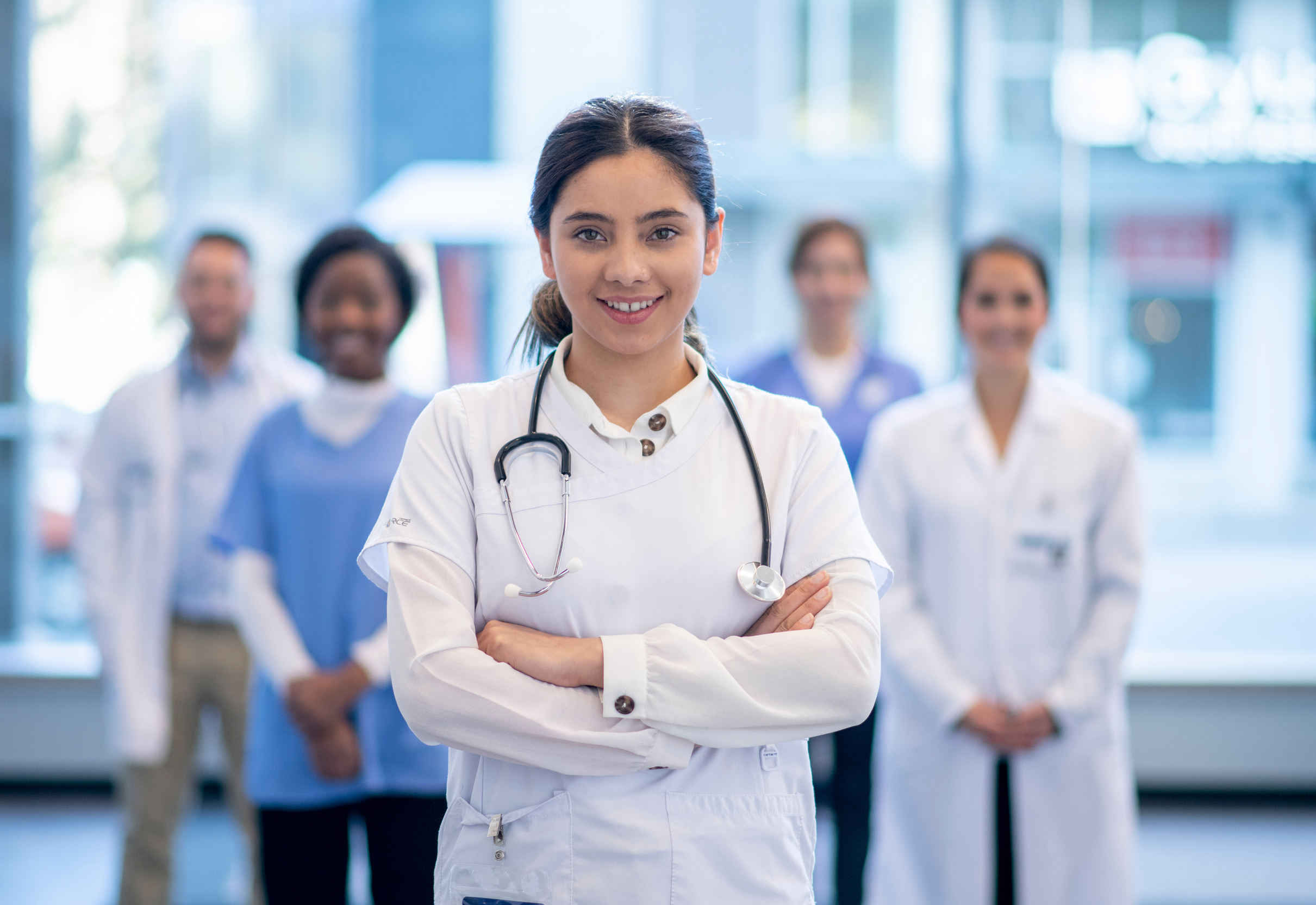 Medical Students Portrait stock photo